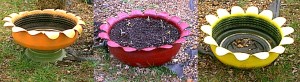 Recycled tyre planters